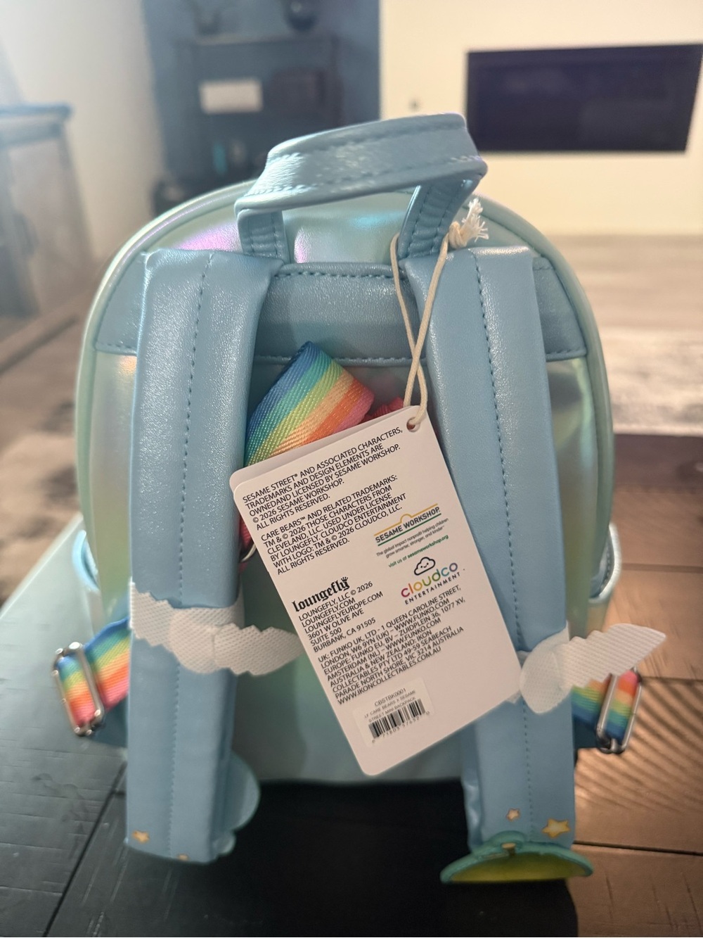 NWT Loungefly Sesame Street x Care Bears Loungefly Mini Backpack - Picture 5 of 7